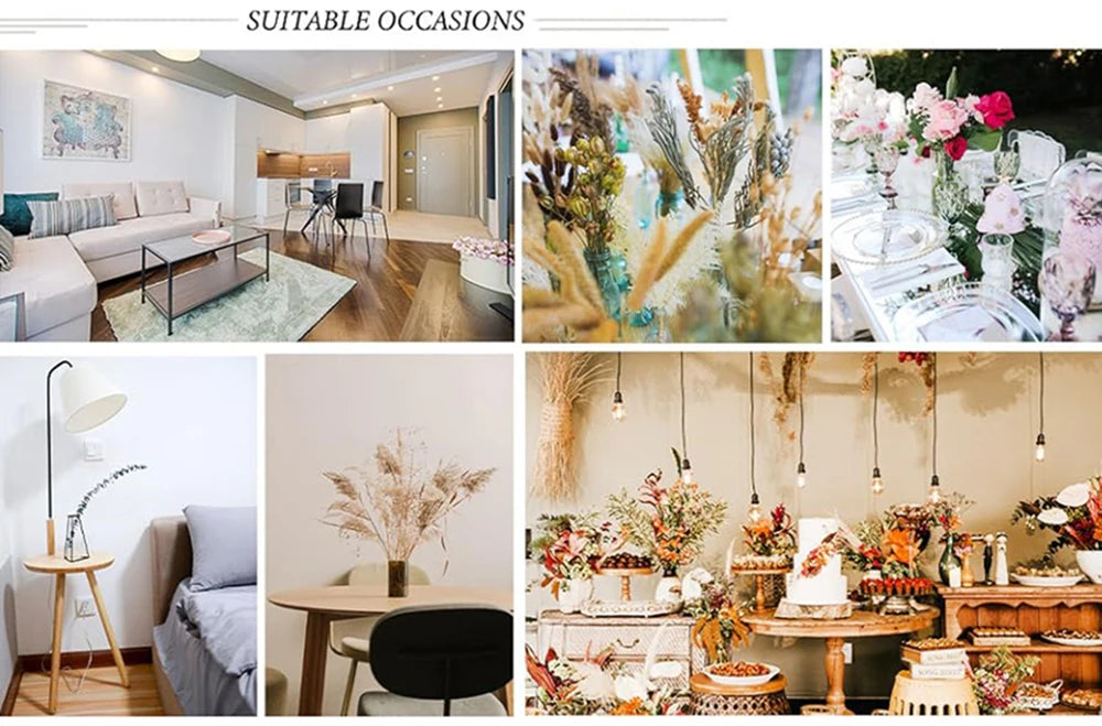 Dried Pampas Grass & Preserved Eucalyptus Bouquet